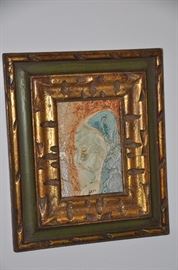 Petite abstract picture of a maiden