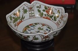 Lovely Asian Porcelain Decorated Bowl