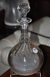 Antique Crystal Musical Decanter