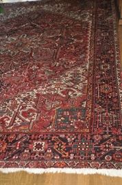 12'2" x 9' - 100% hand knotted wool area rug