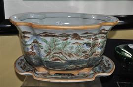 Two Piece Asian Planter