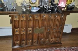 Vintage Drexel Bar Server