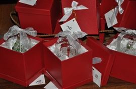 Many great Christmas gifts throughout this home including boxed lighted ornaments 