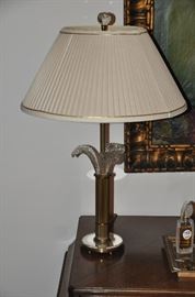Stunning Art Deco Table Lamp with Mirrored base (2 available)