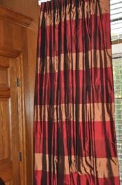 Gorgeous Silk Drapery Panels (2 available)