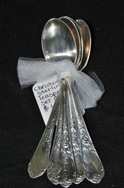 Christofle France Sterling Silver Teaspoons (5 piece set)