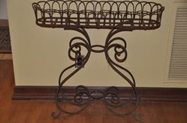 Wrought Iron Planter Stand