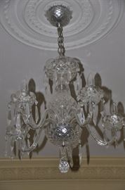 5 arm Waterford Crystal Avoca Chandelier