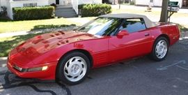 1991 Corvette Convertible, 54,000 Miles, 350V8, Auto Trans