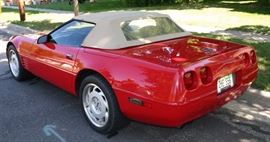 1991 Corvette Convertible, 54,000 Miles, 350V8, Auto Trans