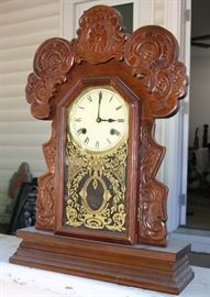 Oak Kitchen Shelf Clock