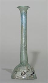 Roman glass bottle, c. 150 A.D.