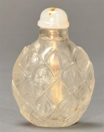 quartz snuff bottle
