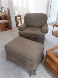 Chair and ottoman
