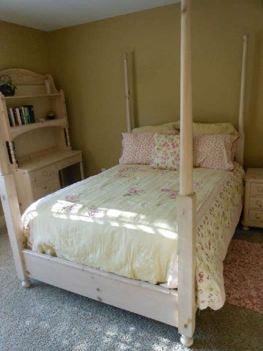 4 poster bed  bedroom  set (double bed)