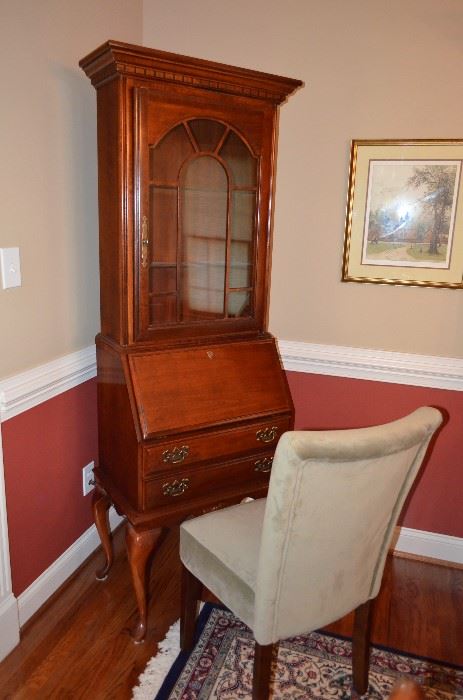 Cherry Secretary Desk w/Hutch