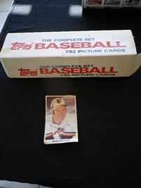 Topps Baseball Collection and Autographed Baseball Card