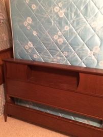 double bed with mattress & box springs