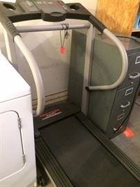 treadmill and file cabinet