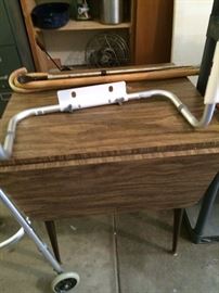 canes & small drop leaf kitchen table