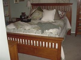 Full Size Bed, Linens etc.
