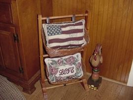 Decorative Baskets w/Stand