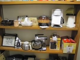 The hall downstairs with the extra small kitchen appliances