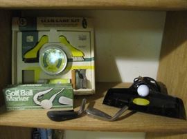 Assorted golf gadgetgs