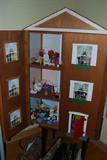 Vintage doll house with loads of furniture!