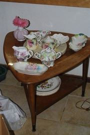 Collectibles, mid century modern occasional tables - most by Lane