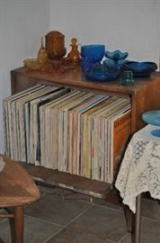 Record cabinet, record collection