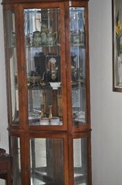 CURIO CABINET, COFFEE SETS