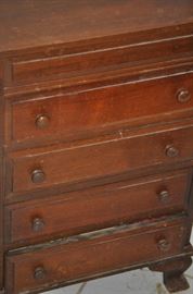 Small Sewing Notions Chest - full of notions