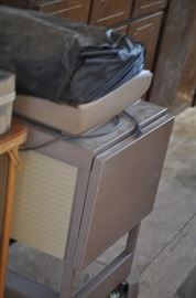 Typewriter and typing table