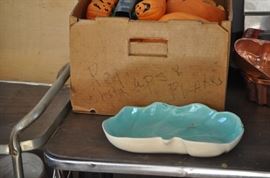 More Halloween, vintage rolling cart