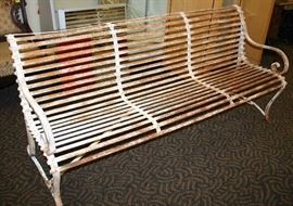 Iron Park Bench