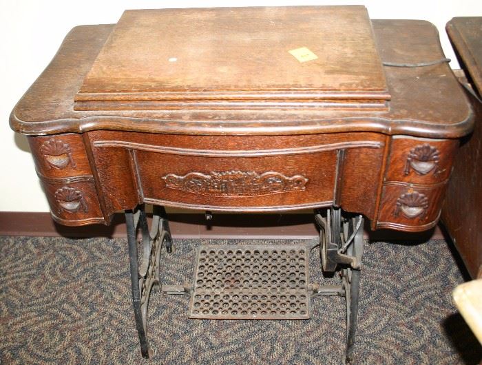 Antique Pedal Sewing Machines
