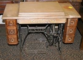 Antique Pedal Sewing Machines