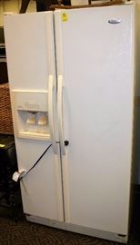 Whirlpool Gold Side-By-Side Refrigerator Freezer With Door Water & Ice