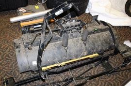 Simplicity Lawn Tractor With Mower Deck & Snow Blade (Engine May Need Work)