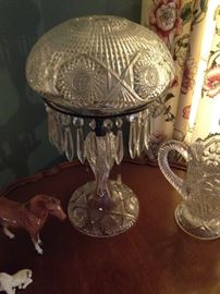 Beautiful crystal lamp