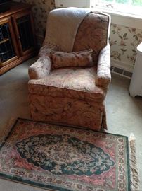 Curl up in this cozy chair for a read!