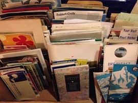 Play programs, menus, brochures, tickets..  