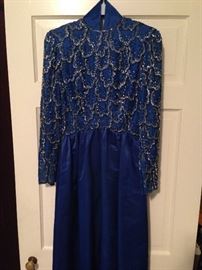 Sequin satin evening gown one of several evening gown and formals...more pictures to come