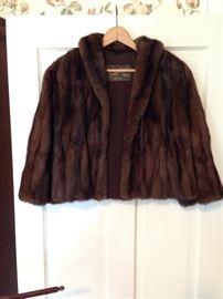Vintage mink cape