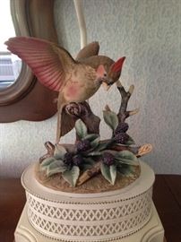 Female Cardinal Lamp