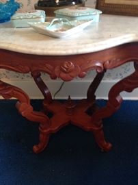 Marble top table
