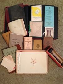Large cache of Columbia Chapter of Eastern Star, 1950s scrapbooks, attendance books, rule books and more from Jean Walker's tenure as Worthy Matron in the 1950s. More than shown is available.