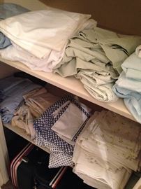 Linens, sheets, towels, doilies