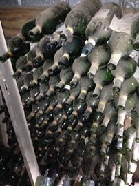 What Pinterest project can you do with hundreds of wine bottles?